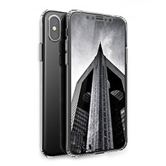 Silikon Schutzhülle Ultra Dünn Tasche Durchsichtig Transparent T17 für Apple iPhone X Klar