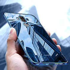 Silikon Schutzhülle Ultra Dünn Tasche Durchsichtig Transparent T17 für Huawei Mate 9 Blau