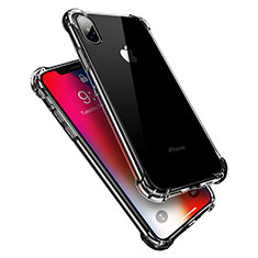 Silikon Schutzhülle Ultra Dünn Tasche Durchsichtig Transparent V10 für Apple iPhone Xs Max Klar