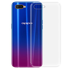 Silikon Schutzhülle Ultra Dünn Tasche Durchsichtig Transparent Z03 für Oppo K1 Klar