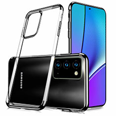 Silikon Schutzhülle Ultra Dünn Tasche Flexible Hülle Durchsichtig Transparent N02 für Samsung Galaxy Note 20 5G Schwarz