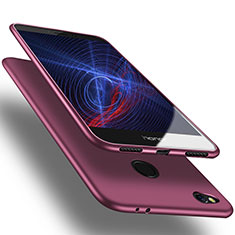 Silikon Schutzhülle Ultra Dünn Tasche S02 für Huawei P8 Lite (2017) Violett