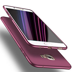 Silikon Schutzhülle Ultra Dünn Tasche S03 für Samsung Galaxy C5 Pro C5010 Violett