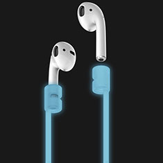 Silikon Sportgurt Anti-Lost Tether Gurt Fluoreszenz C02 für Apple AirPods Pro Weiß