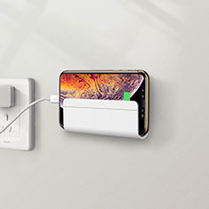Smartphone Halter Halterung Handy Ständer Universal H04 für Oppo Reno5 Lite Weiß