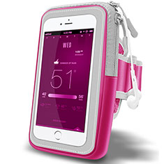 Sport Armband Handytasche Sportarmband Laufen Joggen Universal A02 für Accessoires Telephone Casques Ecouteurs Pink