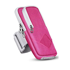 Sport Armband Handytasche Sportarmband Laufen Joggen Universal A05 für Accessoires Telephone Casques Ecouteurs Pink