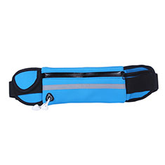 Sport Quertasche Schutz Hülle Laufen Joggen Universal L05 für Xiaomi Redmi 10 Prime 2022 Blau