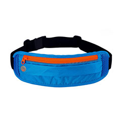 Sport Quertasche Schutz Hülle Laufen Joggen Universal S01 für Vivo V21 5G Blau