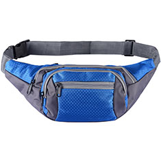 Sport Quertasche Schutz Hülle Laufen Joggen Universal S11 für Accessoires Telephone Cables Blau