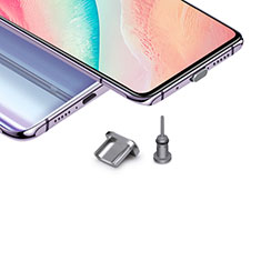 Staubschutz Stöpsel Passend USB-B Jack Android Universal H02 für Samsung Galaxy S4 i9500 i9505 Dunkelgrau