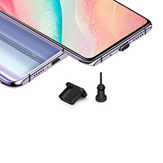 Staubschutz Stöpsel Passend USB-B Jack Android Universal H02 für Huawei Honor Magic6 Lite 5G Schwarz