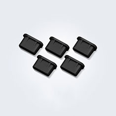 Staubschutz Stöpsel Passend USB-C Jack Type-C Universal 5PCS H01 für Apple iPad Pro 11 (2021) Schwarz