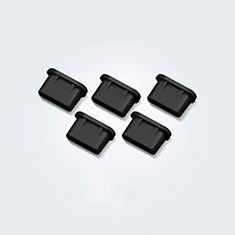 Staubschutz Stöpsel Passend USB-C Jack Type-C Universal 5PCS H01 für Huawei Honor Magic6 Lite 5G Schwarz