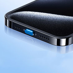 Staubschutz Stöpsel Passend USB-C Jack Type-C Universal H01 für Samsung Galaxy A6s Blau