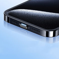 Staubschutz Stöpsel Passend USB-C Jack Type-C Universal H01 für Samsung Galaxy M42 5G Dunkelgrau