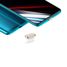 Staubschutz Stöpsel Passend USB-C Jack Type-C Universal H02 für Huawei Honor X10 Max 5G Gold