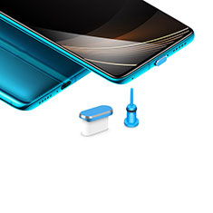 Staubschutz Stöpsel Passend USB-C Jack Type-C Universal H03 für Apple iPhone 16 Pro Blau