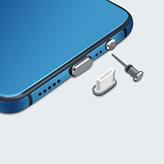 Staubschutz Stöpsel Passend USB-C Jack Type-C Universal H05 für Apple iPad Pro 12.9 (2021) Dunkelgrau