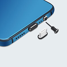 Staubschutz Stöpsel Passend USB-C Jack Type-C Universal H05 für Apple iPhone 15 Pro Schwarz