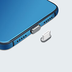 Staubschutz Stöpsel Passend USB-C Jack Type-C Universal H07 für Xiaomi Mi 11 Lite 5G NE Dunkelgrau
