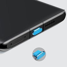 Staubschutz Stöpsel Passend USB-C Jack Type-C Universal H08 für Vivo X Flip 5G Blau