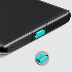 Staubschutz Stöpsel Passend USB-C Jack Type-C Universal H08 für Samsung Galaxy A6s Grün