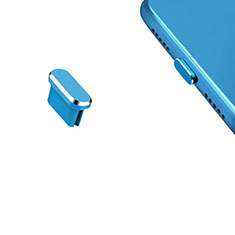 Staubschutz Stöpsel Passend USB-C Jack Type-C Universal H13 für Oppo A1x 5G Blau