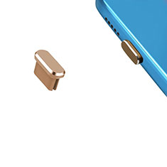 Staubschutz Stöpsel Passend USB-C Jack Type-C Universal H13 für Apple iPhone 15 Gold