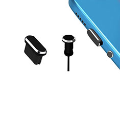 Staubschutz Stöpsel Passend USB-C Jack Type-C Universal H15 für Apple iPhone 15 Pro Schwarz