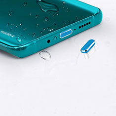 Staubschutz Stöpsel Passend USB-C Jack Type-C Universal H16 für Samsung Galaxy M42 5G Blau