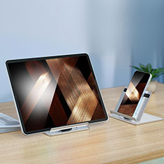 Tablet Halter Halterung Universal Tablet Ständer N02 für Microsoft Surface Pro 4 Silber