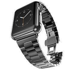 Uhrenarmband Edelstahl Band für Apple iWatch 4 40mm Schwarz