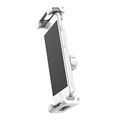 Universal Faltbare Ständer KFZ Halter Halterungung Rücksitz Handy Halter Halterung B02 für Huawei Honor Play 7 Silber