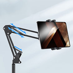 Universal Faltbare Ständer Tablet Halter Halterung Flexibel D02 für Apple iPad 10.2 (2019) Schwarz