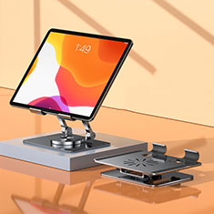 Universal Faltbare Ständer Tablet Halter Halterung Flexibel D11 für Apple iPad 10.2 (2019) Schwarz