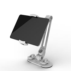 Universal Faltbare Ständer Tablet Halter Halterung Flexibel H02 für Huawei Mediapad T1 8.0 Weiß