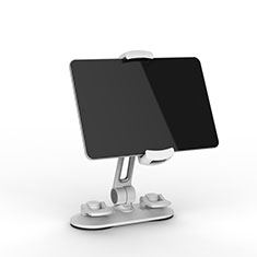 Universal Faltbare Ständer Tablet Halter Halterung Flexibel H11 für Apple iPad 10.2 (2019) Weiß