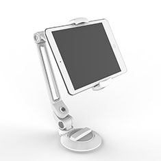 Universal Faltbare Ständer Tablet Halter Halterung Flexibel H12 für Apple iPad Air 5 10.9 (2022) Weiß
