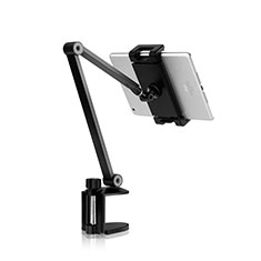 Universal Faltbare Ständer Tablet Halter Halterung Flexibel K01 für Huawei MediaPad M2 10.0 M2-A01 M2-A01W M2-A01L Schwarz