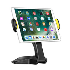 Universal Faltbare Ständer Tablet Halter Halterung Flexibel K03 für Apple New iPad Pro 9.7 (2017) Schwarz