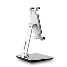 Universal Faltbare Ständer Tablet Halter Halterung Flexibel K06 für Samsung Galaxy Tab S2 9.7 SM-T810 SM-T815 Silber