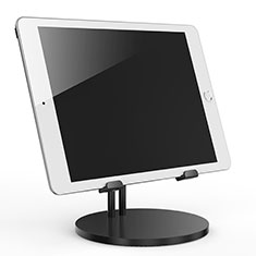 Universal Faltbare Ständer Tablet Halter Halterung Flexibel K24 für Apple iPad Pro 12.9 (2022) Schwarz