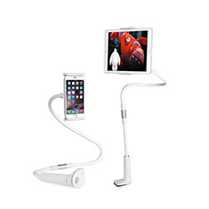 Universal Faltbare Ständer Tablet Halter Halterung Flexibel T30 für Apple iPad Mini Weiß