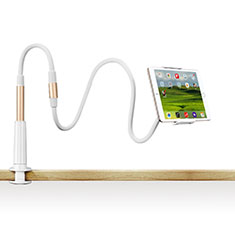 Universal Faltbare Ständer Tablet Halter Halterung Flexibel T33 für Apple iPad Mini 3 Gold