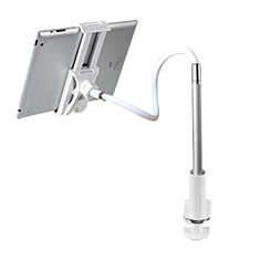 Universal Faltbare Ständer Tablet Halter Halterung Flexibel T36 für Huawei MediaPad M6 10.8 Silber