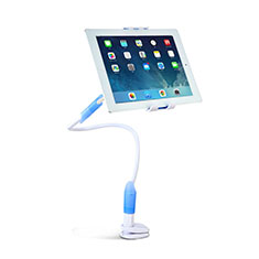 Universal Faltbare Ständer Tablet Halter Halterung Flexibel T41 für Apple iPad Mini Hellblau