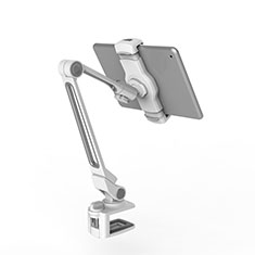 Universal Faltbare Ständer Tablet Halter Halterung Flexibel T43 für Apple iPad Air 5 10.9 (2022) Silber