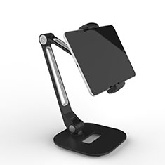 Universal Faltbare Ständer Tablet Halter Halterung Flexibel T46 für Samsung Galaxy Tab 4 7.0 SM-T230 T231 T235 Schwarz