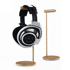 Universal Ständer Ohrhörer Headset Kopfhörer Stand für Vivo Y35 4G Gold